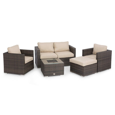 Maze Outdoors Georgia 2 Seat Sofa Set with Ice Bucket / Brown House of Isabella UK