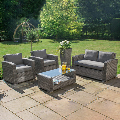 Maze Outdoors Victoria 2 Seat Sofa Set / Grey House of Isabella UK