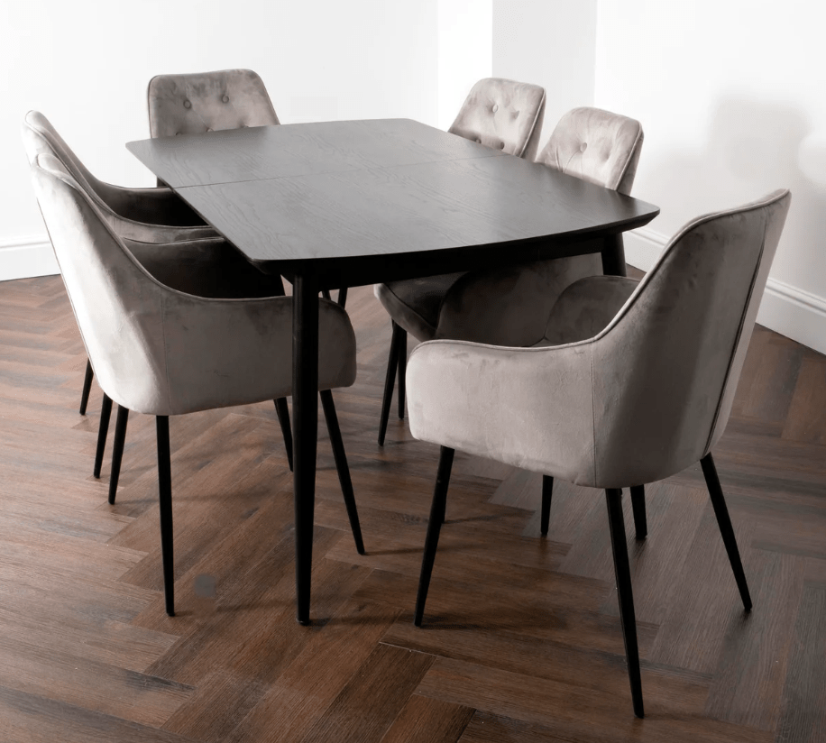 Native Dining Oxford Dark Ash Dining Table House of Isabella UK
