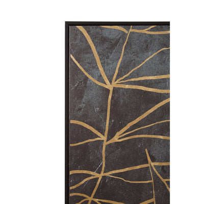 Noosa & Co. Accessories Astratto Canvas Black And Gold Wall Art House of Isabella UK