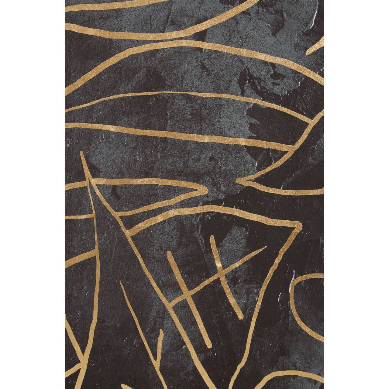 Noosa & Co. Accessories Astratto Canvas Black And Gold Wall Art House of Isabella UK