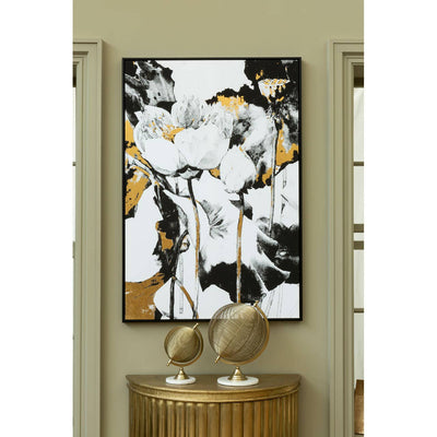 Noosa & Co. Accessories Astratto Metallic Flower Wall Art House of Isabella UK