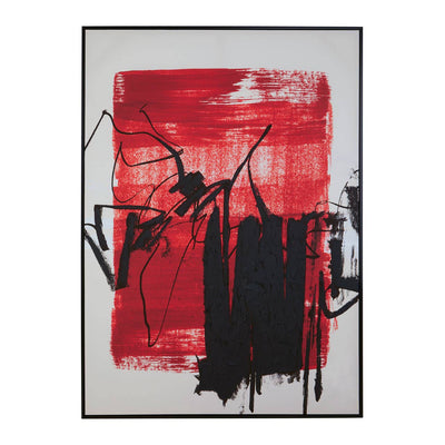 Noosa & Co. Accessories Astratto Red / Black Wall Art House of Isabella UK