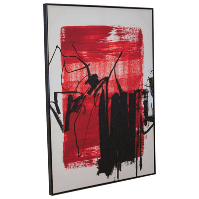 Noosa & Co. Accessories Astratto Red / Black Wall Art House of Isabella UK