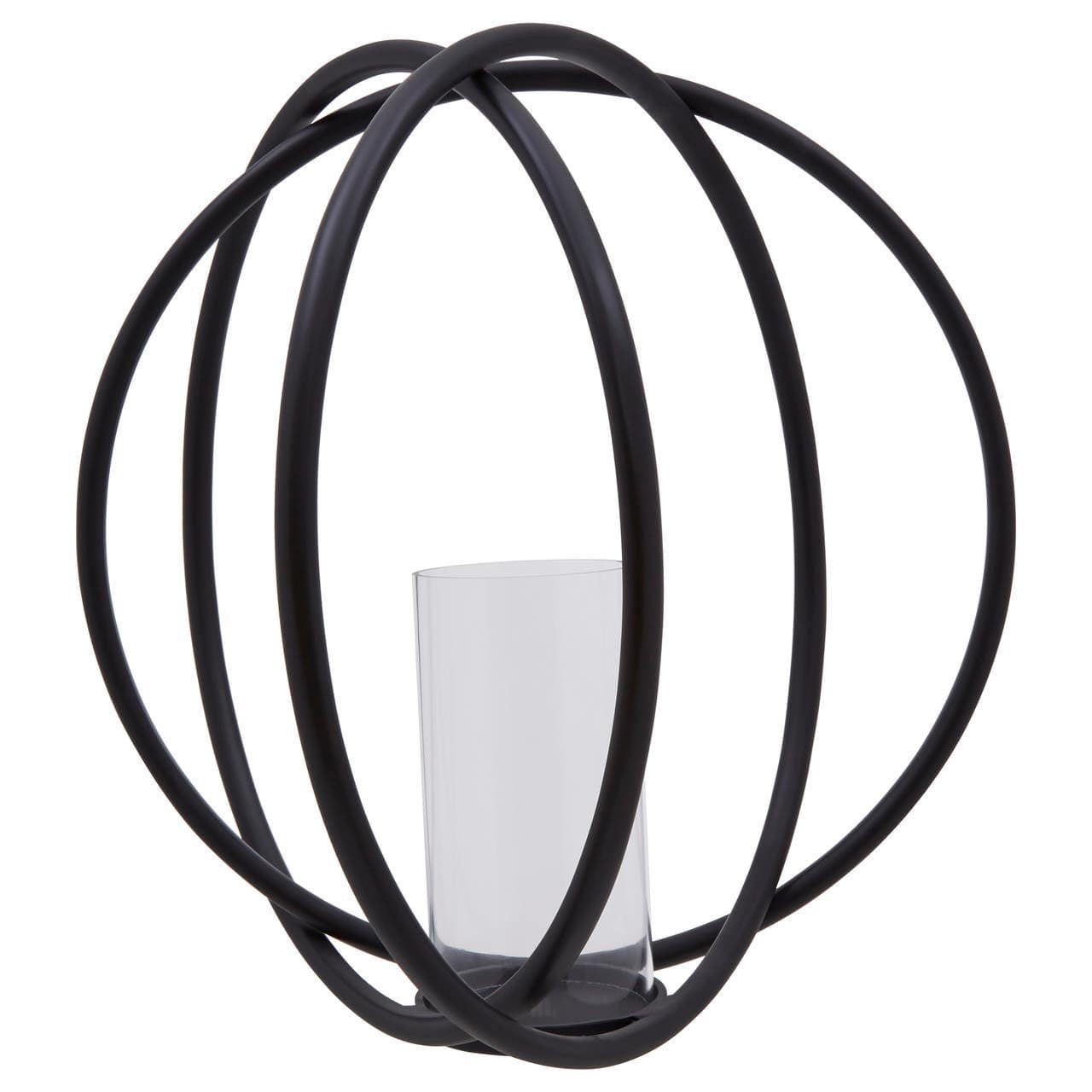 Noosa & Co. Accessories Aura Matte Black Large Candle Holder House of Isabella UK