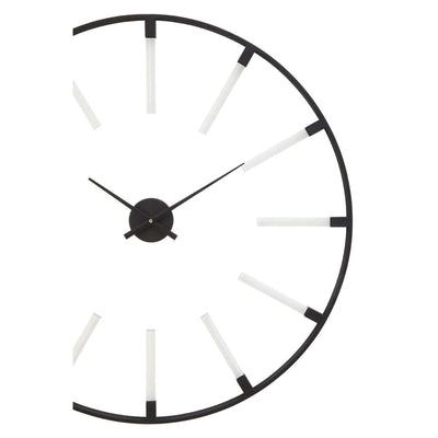 Noosa & Co. Accessories Beauly Black Finish Wall Clock House of Isabella UK