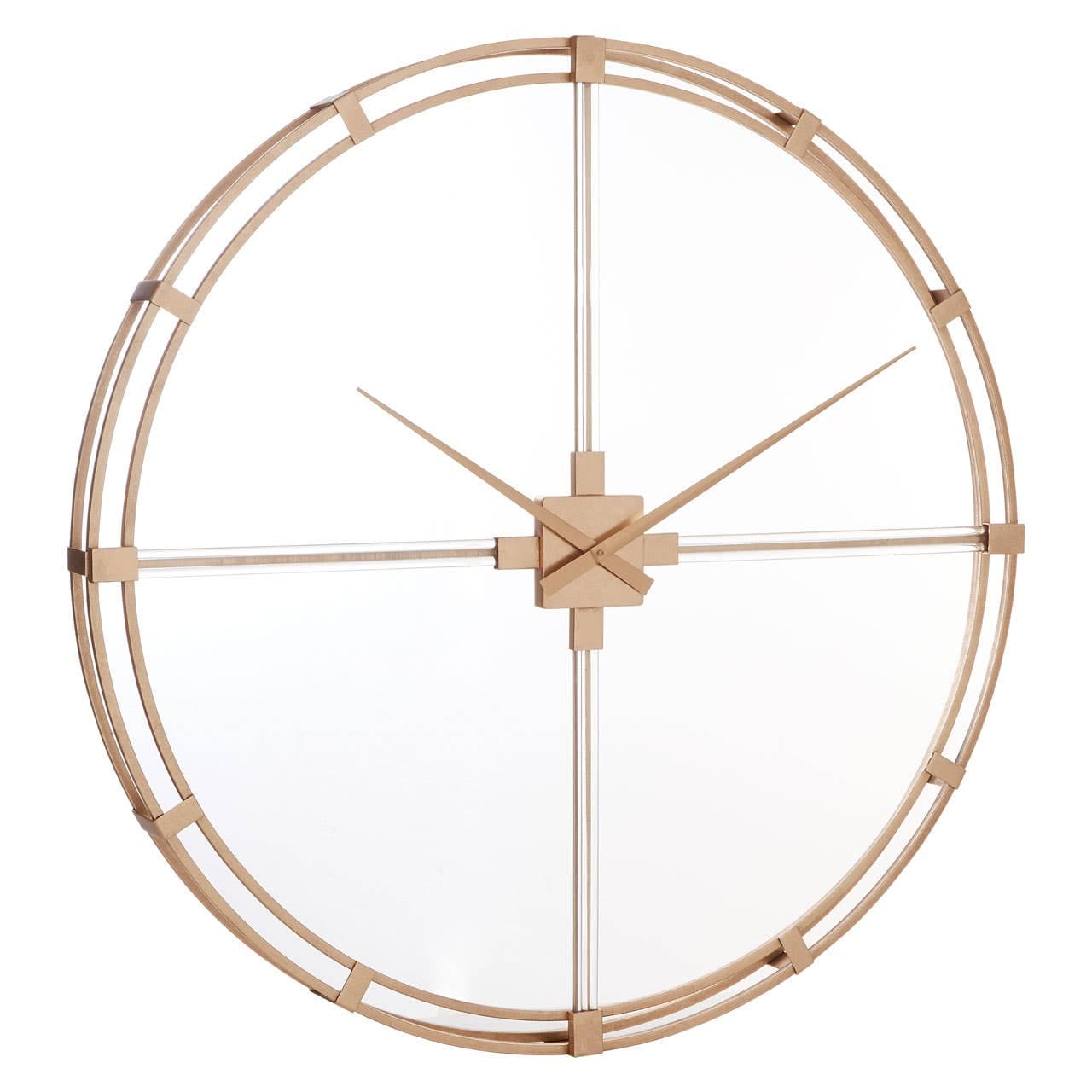 Noosa & Co. Accessories Beauly Gold Finish Wall Clock House of Isabella UK