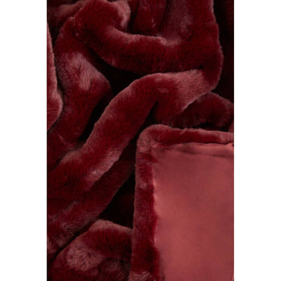 Noosa & Co. Accessories Bosie Lamina Red Wine Throw House of Isabella UK