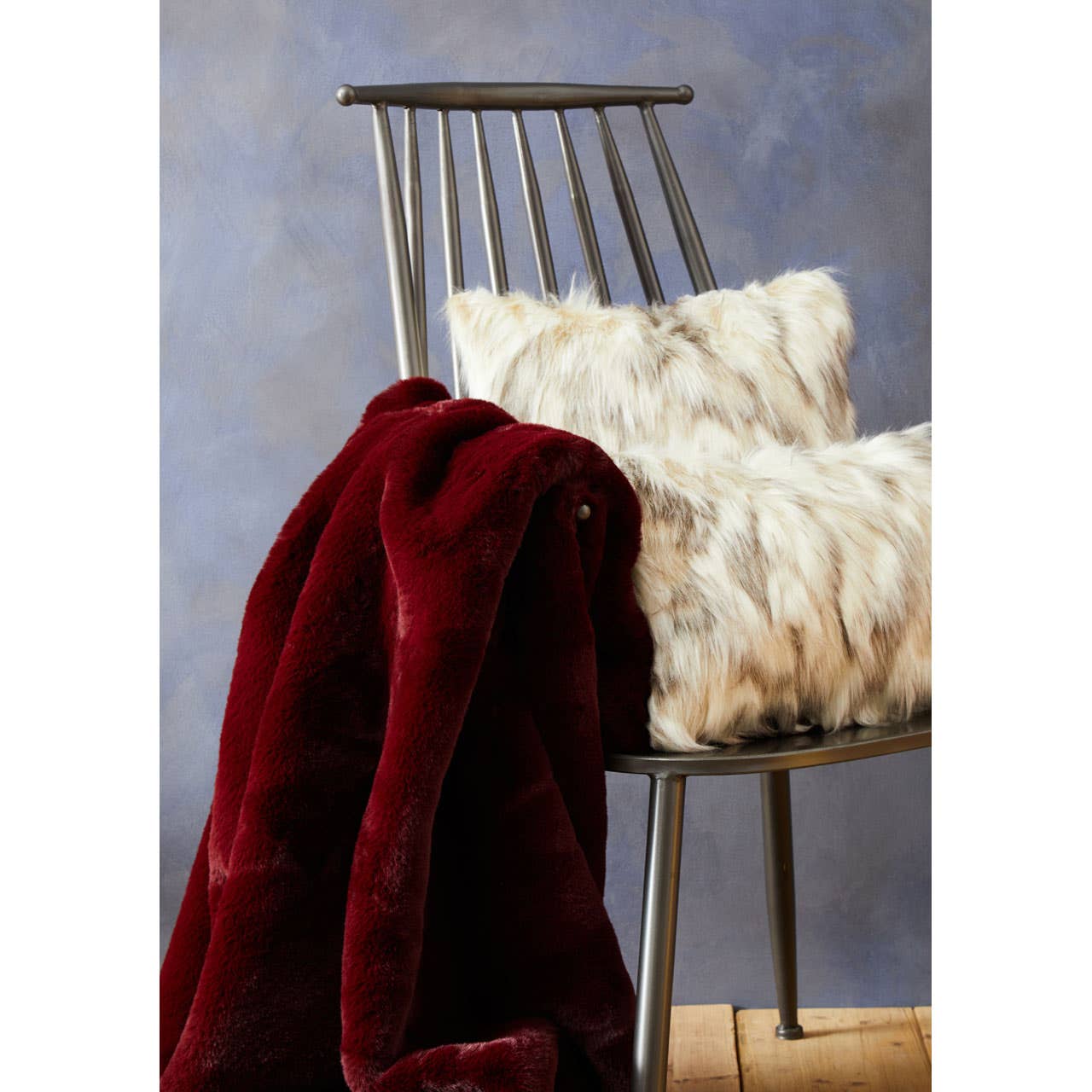 Noosa & Co. Accessories Bosie Lamina Red Wine Throw House of Isabella UK