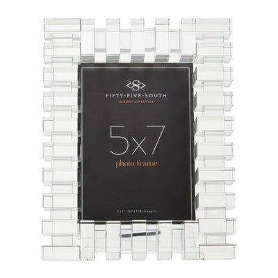 Noosa & Co. Accessories Carrie 5In X 7In Crystal Photo Frame House of Isabella UK