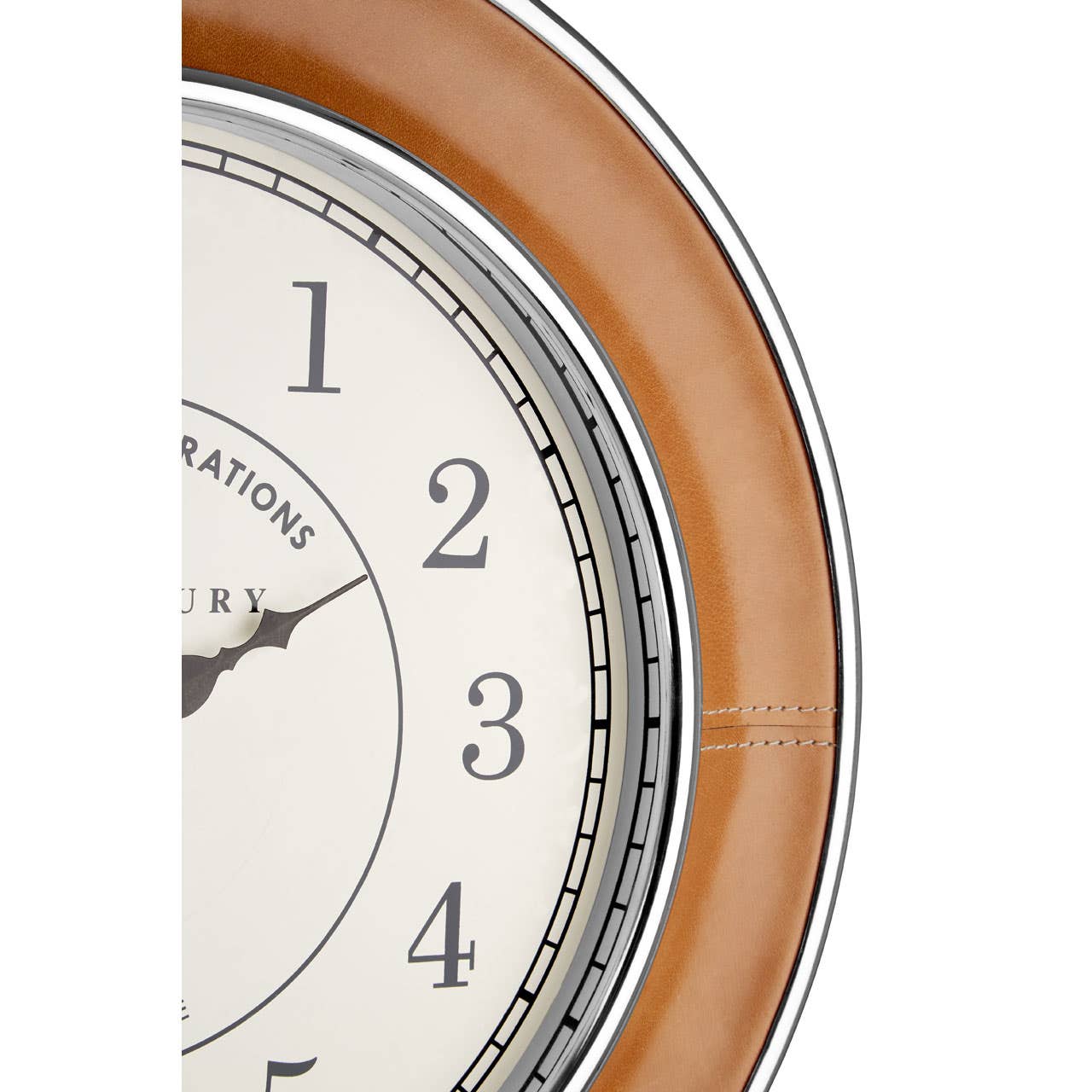 Noosa & Co. Accessories Churchill Tan Small Wall Clock House of Isabella UK