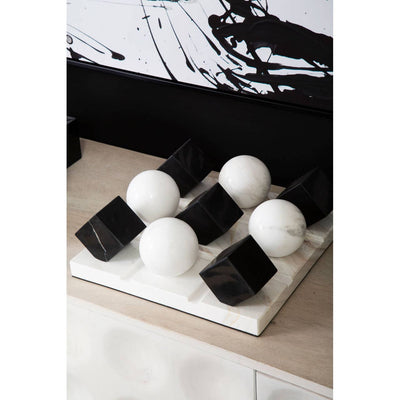 Noosa & Co. Accessories Flos Black And White Tic Tac Toe Game House of Isabella UK