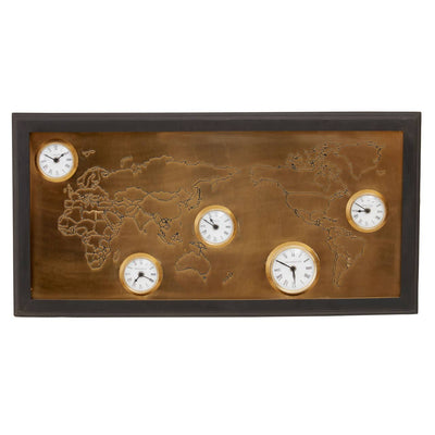 Noosa & Co. Accessories Hampstead Map Clock House of Isabella UK