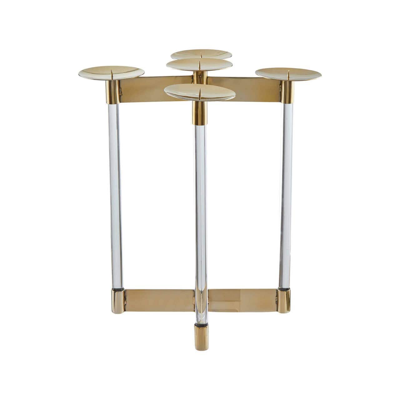 Noosa & Co. Accessories Lucita Gold Finish Candelabra House of Isabella UK
