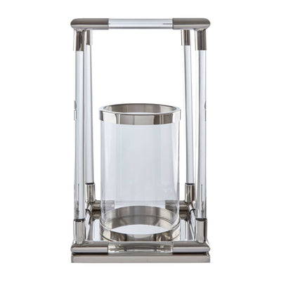 Noosa & Co. Accessories Lucita Large Silver Finish Lantern House of Isabella UK