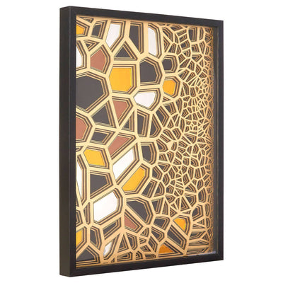 Noosa & Co. Accessories Modello Gold/Black Paper Sculpture Wall Art House of Isabella UK