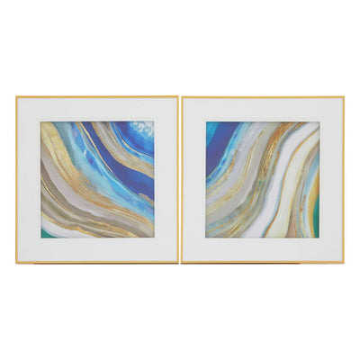Noosa & Co. Accessories Nason Set Of Two Abstract Wall Art House of Isabella UK