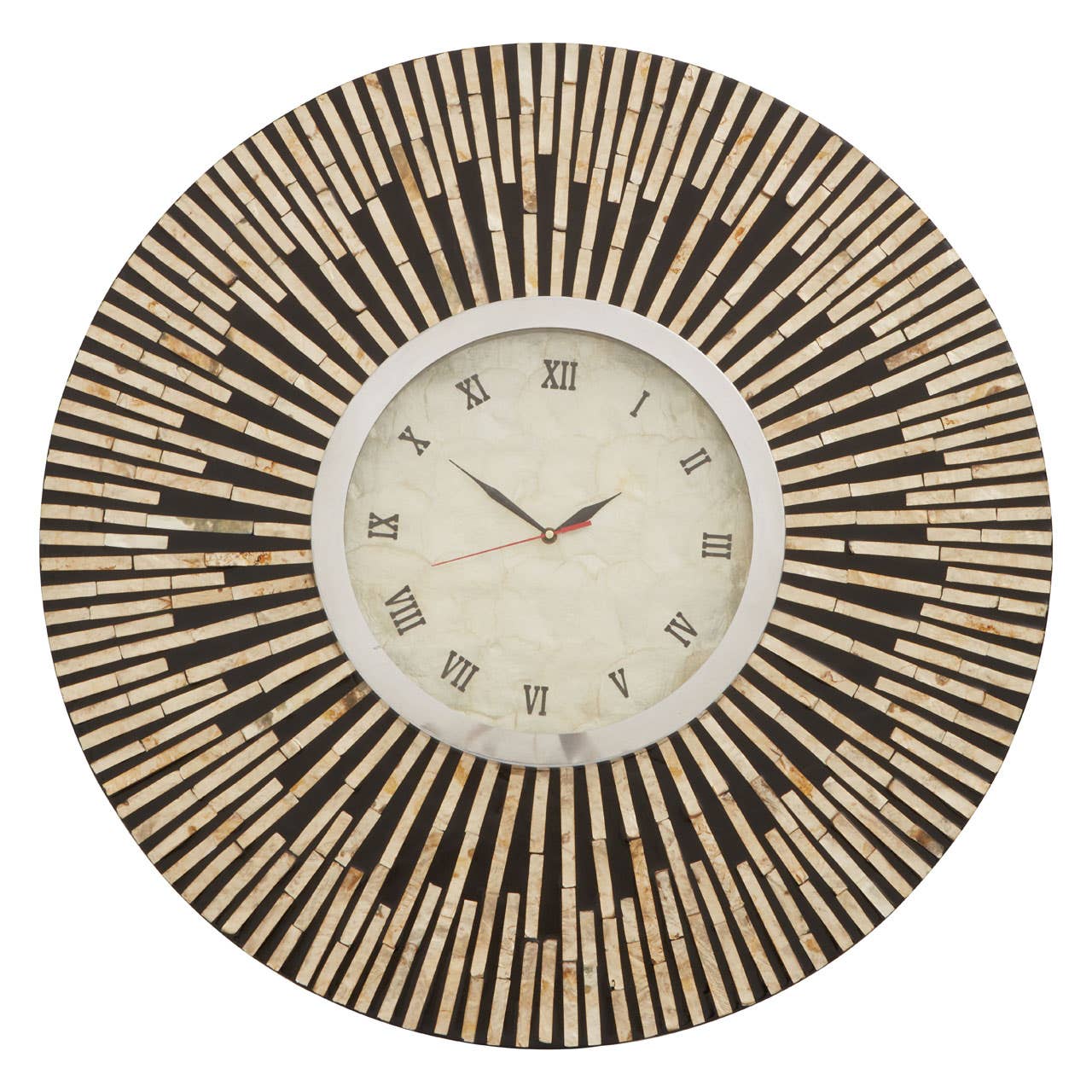 Noosa & Co. Accessories Palu Black And Gold Wall Clock House of Isabella UK