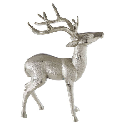 Noosa & Co. Accessories Small Floor Standing Stag Nickel Finish House of Isabella UK