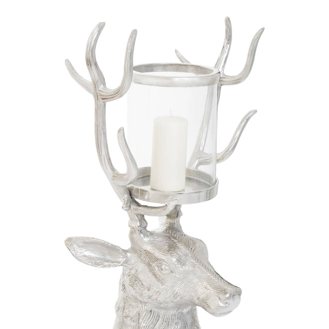 Noosa & Co. Accessories Stag Glass Candle Holder House of Isabella UK
