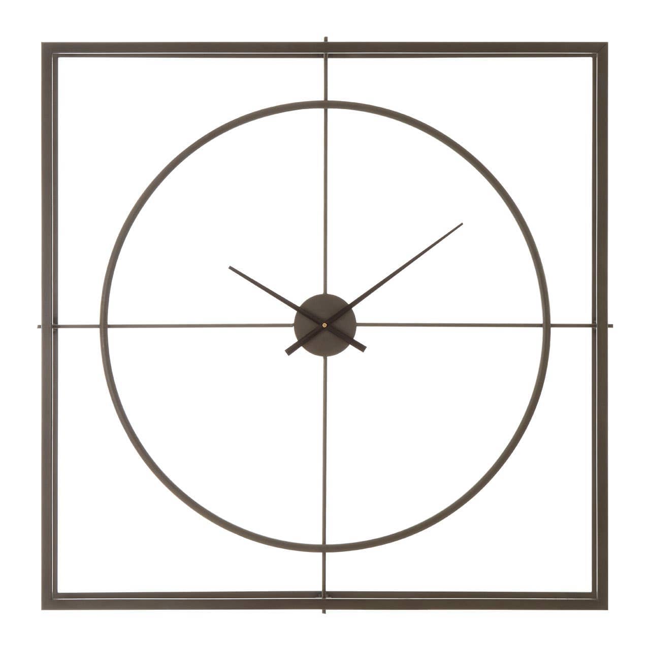 Noosa & Co. Accessories Trinity Rust Finish Wall Clock House of Isabella UK