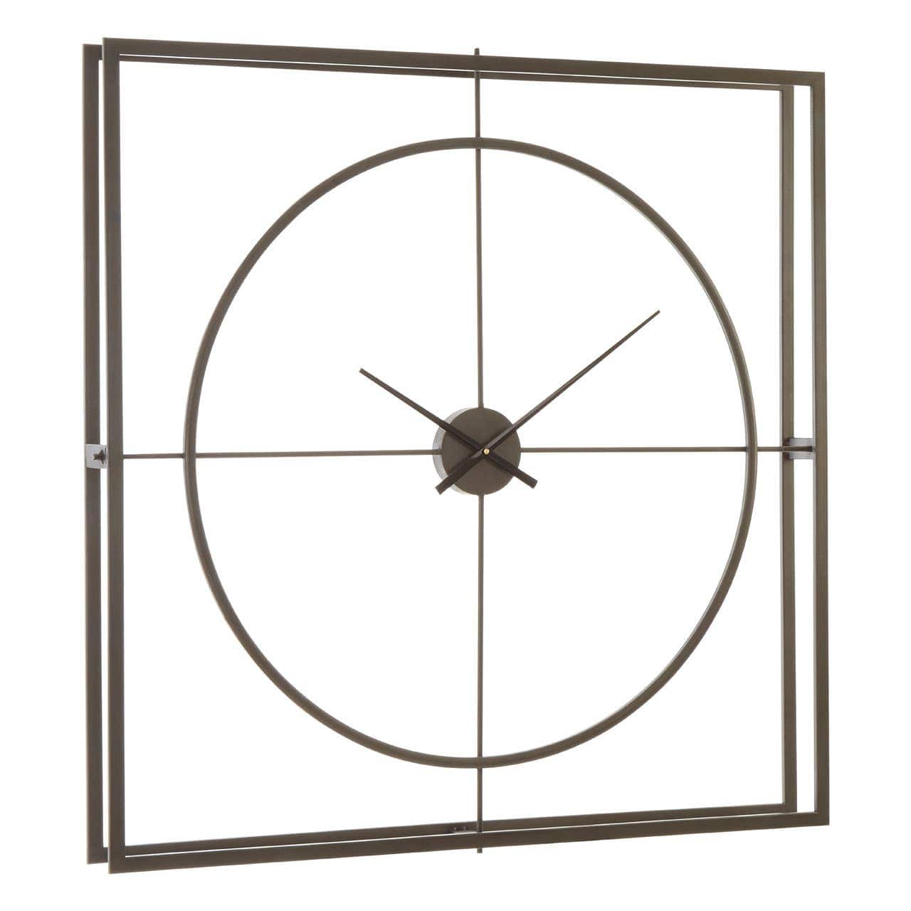 Noosa & Co. Accessories Trinity Rust Finish Wall Clock House of Isabella UK