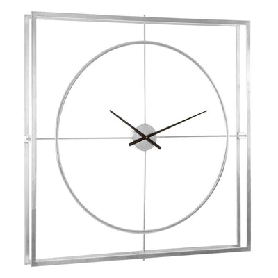 Noosa & Co. Accessories Trinity Silver Finish Wall Clock House of Isabella UK