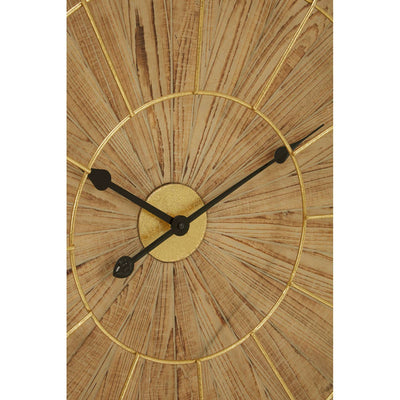 Noosa & Co. Accessories Yaxi Wall Clock With Natural Face House of Isabella UK