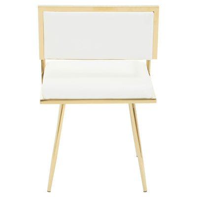 Noosa & Co. Dining Azalea Ivory Leather Effect Dining Chair House of Isabella UK
