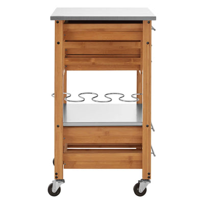 Noosa & Co. Dining Bamboo Four Drawer Kitchen Trolley House of Isabella UK