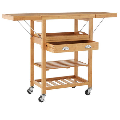 Noosa & Co. Dining Bamboo Kitchen Trolley House of Isabella UK