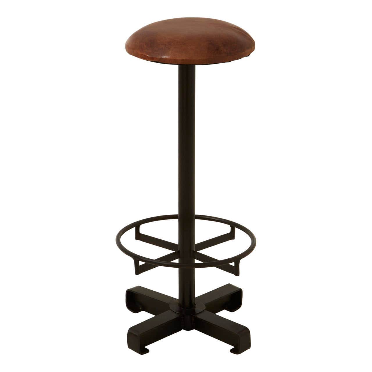 Noosa & Co. Dining Buffalo Brown Leather Bar Stool House of Isabella UK