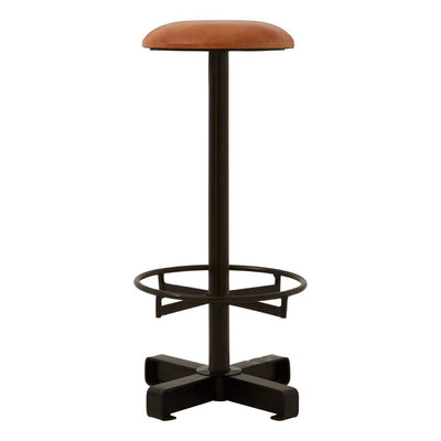 Noosa & Co. Dining Buffalo Light Brown Leather Bar Stool House of Isabella UK