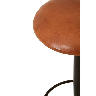 Noosa & Co. Dining Buffalo Light Brown Leather Bar Stool House of Isabella UK