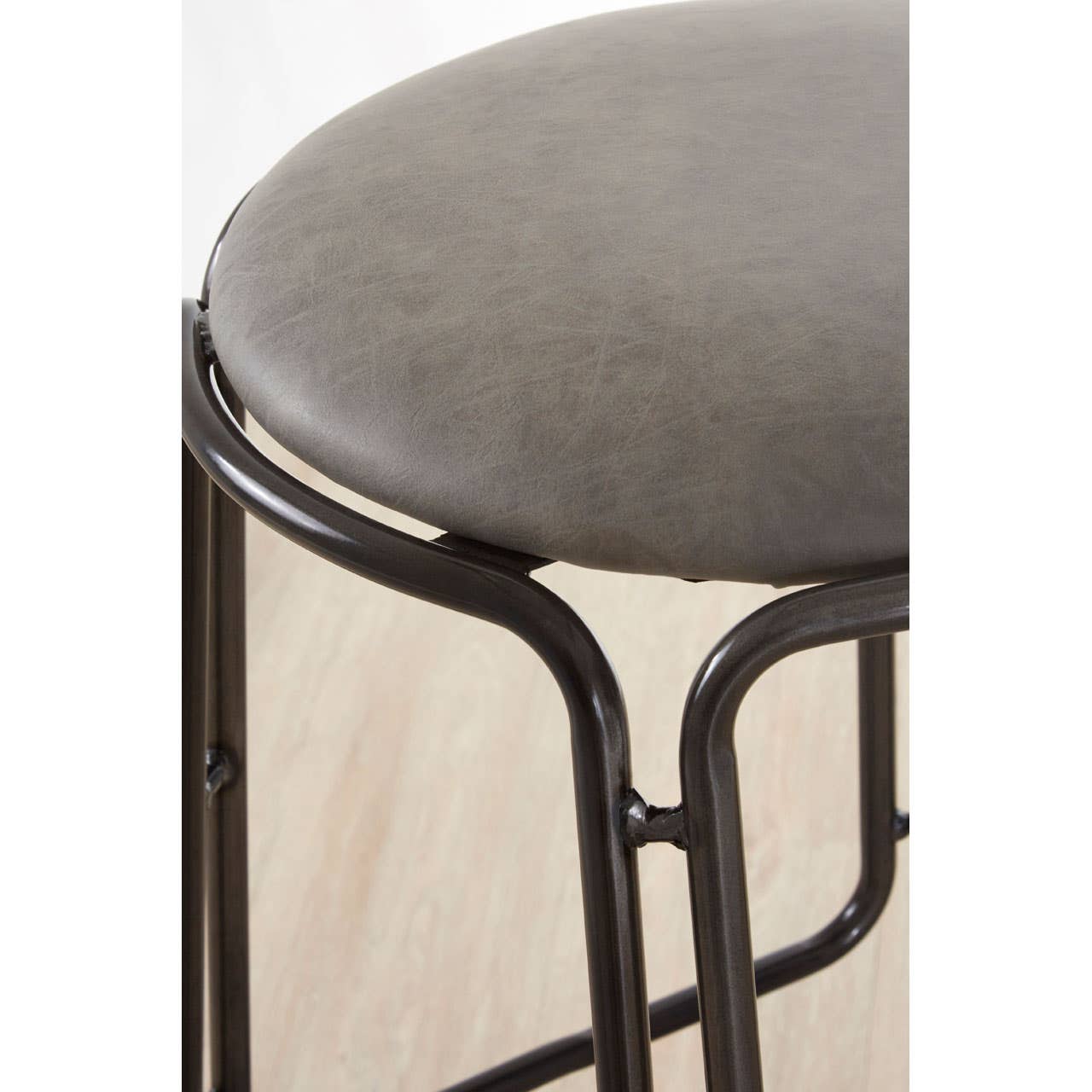 Noosa & Co. Dining Dalston Ash Bar Stool With Gunmetal Legs House of Isabella UK