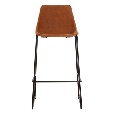 Noosa & Co. Dining Dalston Camel Bar Stool With Black Legs House of Isabella UK
