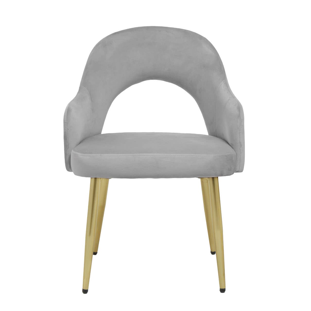 Noosa & Co. Dining Dani Grey Velvet Dining Chair House of Isabella UK