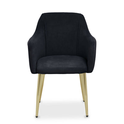 Noosa & Co. Dining Darcy Black Velvet Dining Chair House of Isabella UK