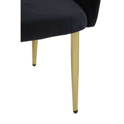 Noosa & Co. Dining Darcy Black Velvet Dining Chair House of Isabella UK