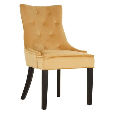 Noosa & Co. Dining Daxton Light Gold Buttoned Dining Chair House of Isabella UK