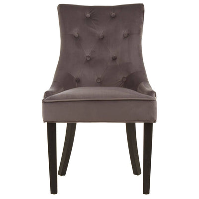 Noosa & Co. Dining Daxton Storm Grey Buttoned Dining Chair House of Isabella UK