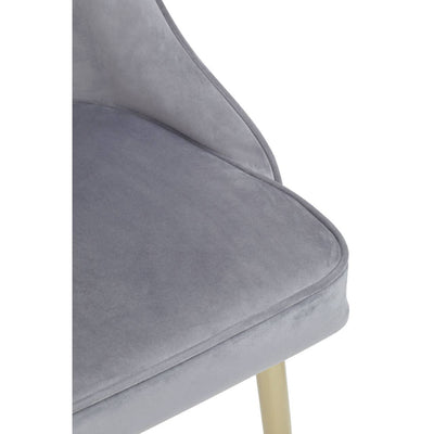 Noosa & Co. Dining Demi Grey Velvet Dining Chair House of Isabella UK