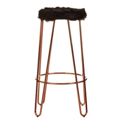 Noosa & Co. Dining District Faux Fur Hairpin Stool House of Isabella UK