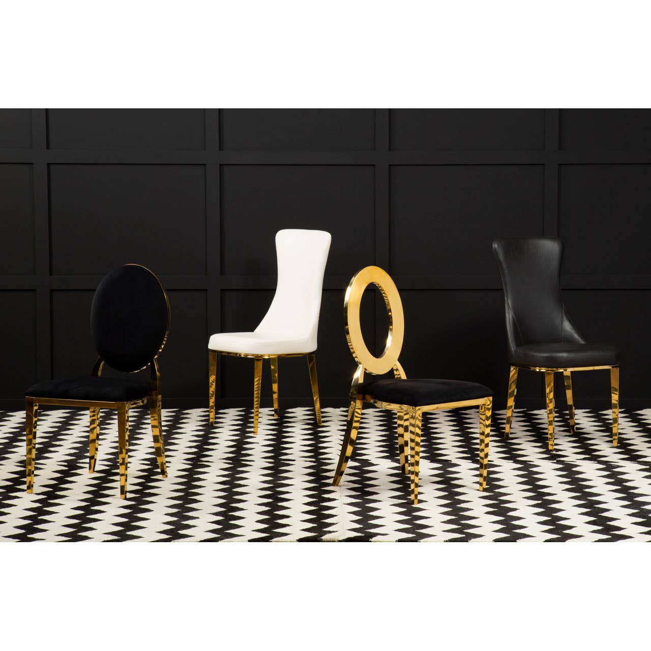 Noosa & Co. Dining Forli Black Dining Chair House of Isabella UK