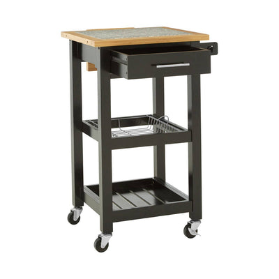 Noosa & Co. Dining Glenn Kitchen Trolley With Granite Top House of Isabella UK