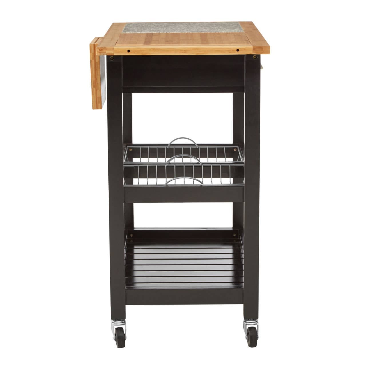 Noosa & Co. Dining Glenn Wide Kitchen Trolley With Granite Top House of Isabella UK