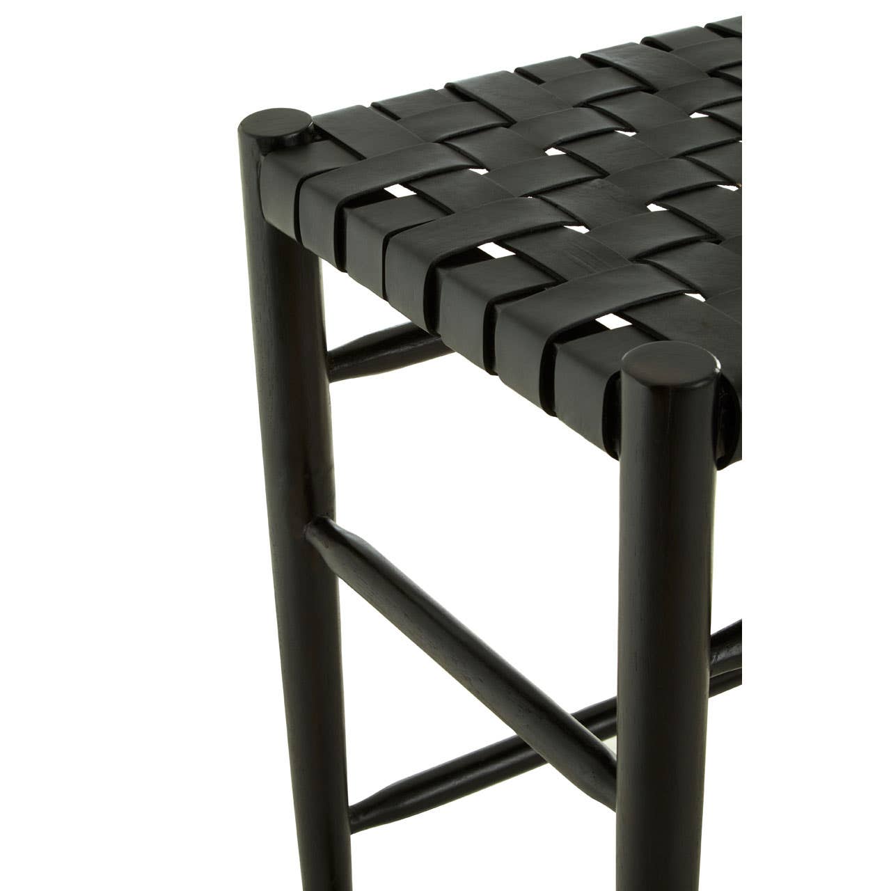 Noosa & Co. Dining Kendari Barstool With Black Cow Leather Strap House of Isabella UK