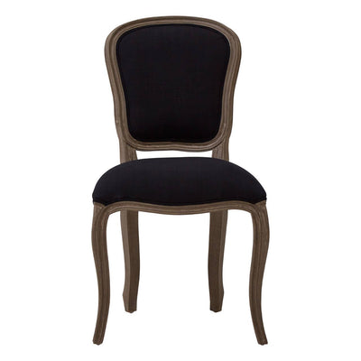 Noosa & Co. Dining Loire Black Fabric Dining Chair House of Isabella UK