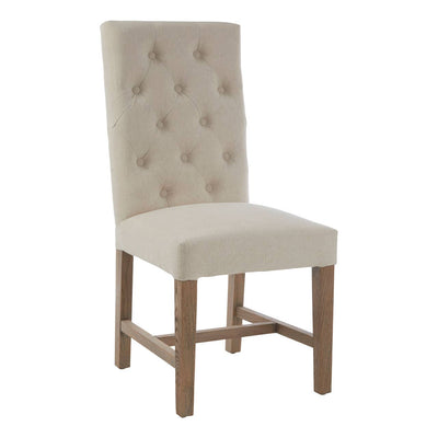 Noosa & Co. Dining Lyon Beige Linen Dining Chair House of Isabella UK