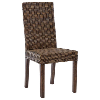 Noosa & Co. Dining Maka Brown Natural Rattan Dining Chair House of Isabella UK